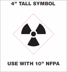 4" Symbol for Radioactive Self-Centering