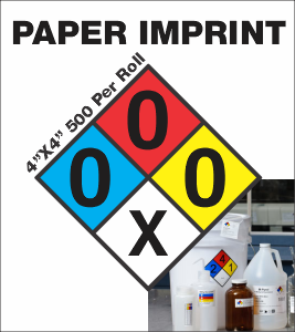 Pre-Filled with your #'s 4"x4" Paper NFPA
