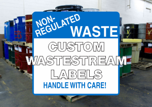 Paper Custom Non Regulated WasteStream Labels