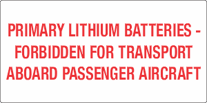 6" x 2.5" Primary Lithium Batteries