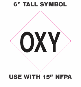 6" Symbol "OXY" Self-Centering