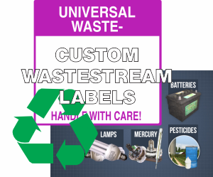 Paper Custom Universal WasteStream Labels
