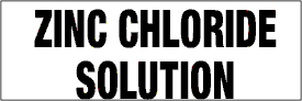 7.5" x 2.5"  Zinc Chloride Solution