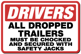 Drivers All Dropped Trailers 12x18 Aluminum Composite