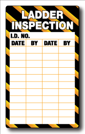Ladder Inspection 5x3 Decal