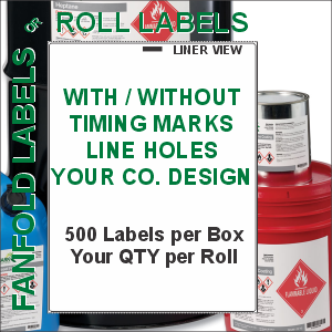 Polypropylene Inkjet Bottle, Pale, Package, Drum & Tote Label