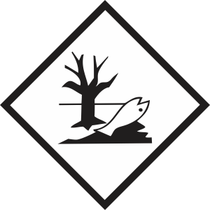 Environmentally Hazardous(Marine Pollutant) DOT 4"x4" Label