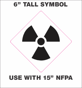 6" Symbol for Radioactive Self-Centering