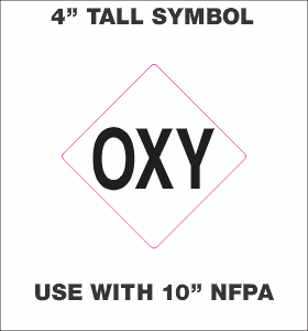 4" Symbol "OXY" Self-Centering