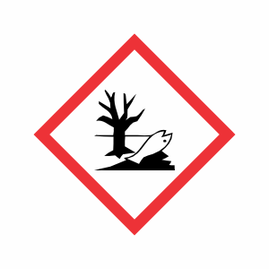 1"x1" GHS Environmentally Hazardous Mark