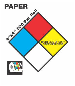 4"x4" Paper NFPA