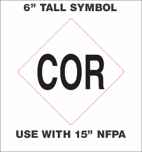 6" Symbol "COR" Self-Centering